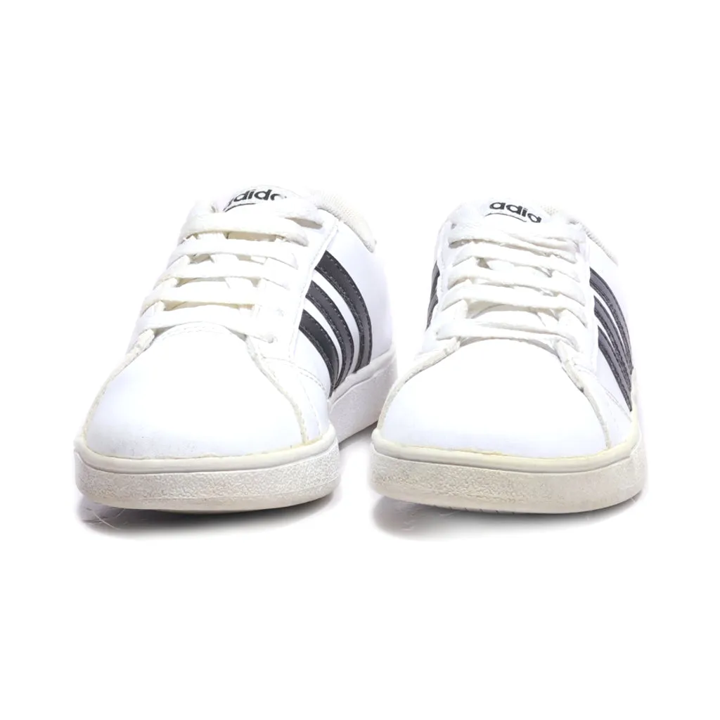 Adidas Cloudfoam Neosense Sneakers Leather White Colour For Kids