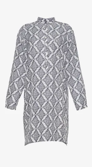 Giulietta Shirt Dress | Cote d'Azur Print