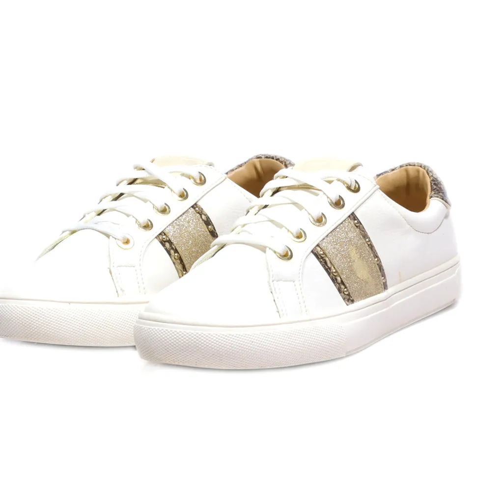 H&M Low-Top Sneakers Leather White Colour For Women