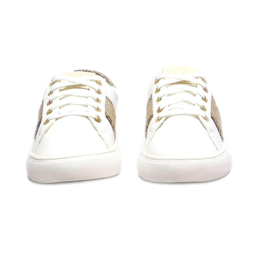 H&M Low-Top Sneakers Leather White Colour For Women