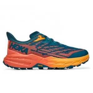 Womens Hoka Speedgoat 5 Trail Running Shoes | Blue Coral / Camellia