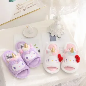 Kawaii Unicorn Slippers