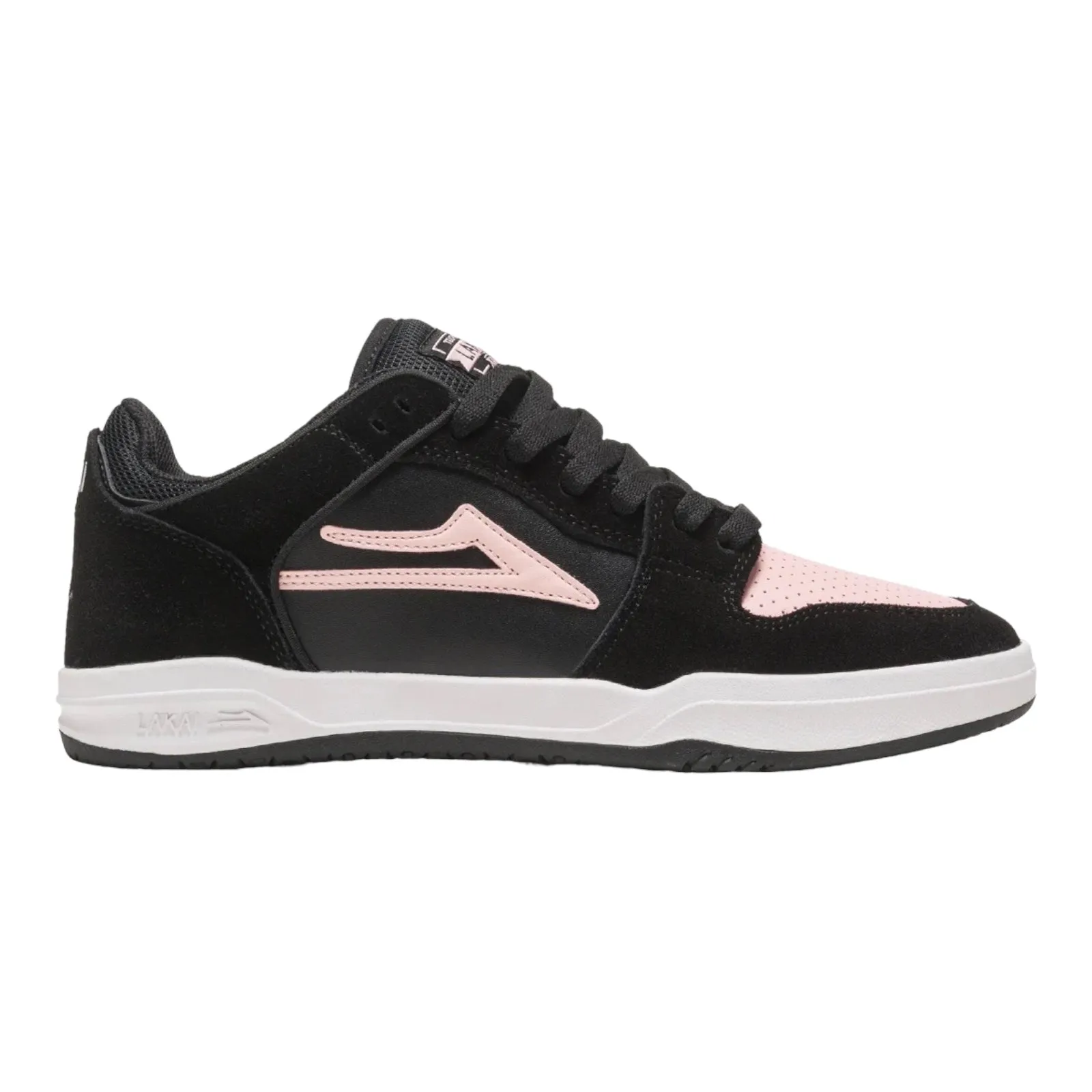 LAKAI TELFORD LOW BLACK/PINK SUEDE