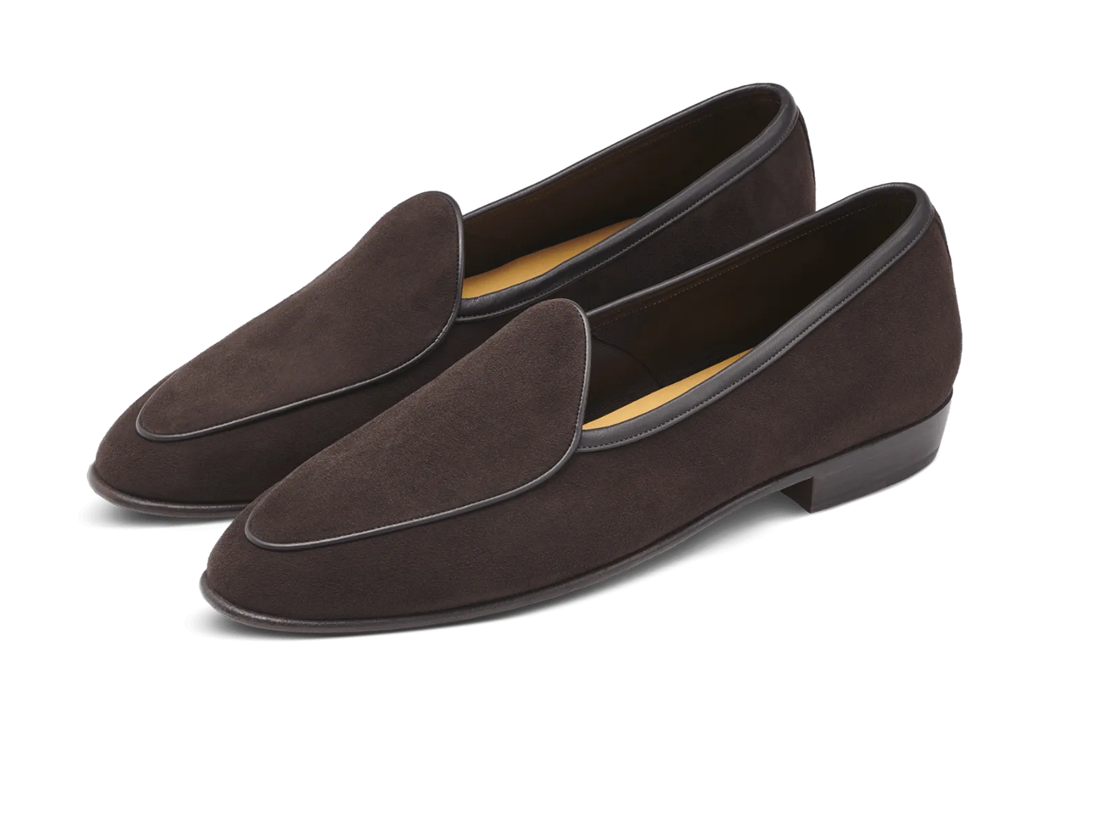 Sagan Classic Loafers in Lusitanias Dark Brown Asteria Suede