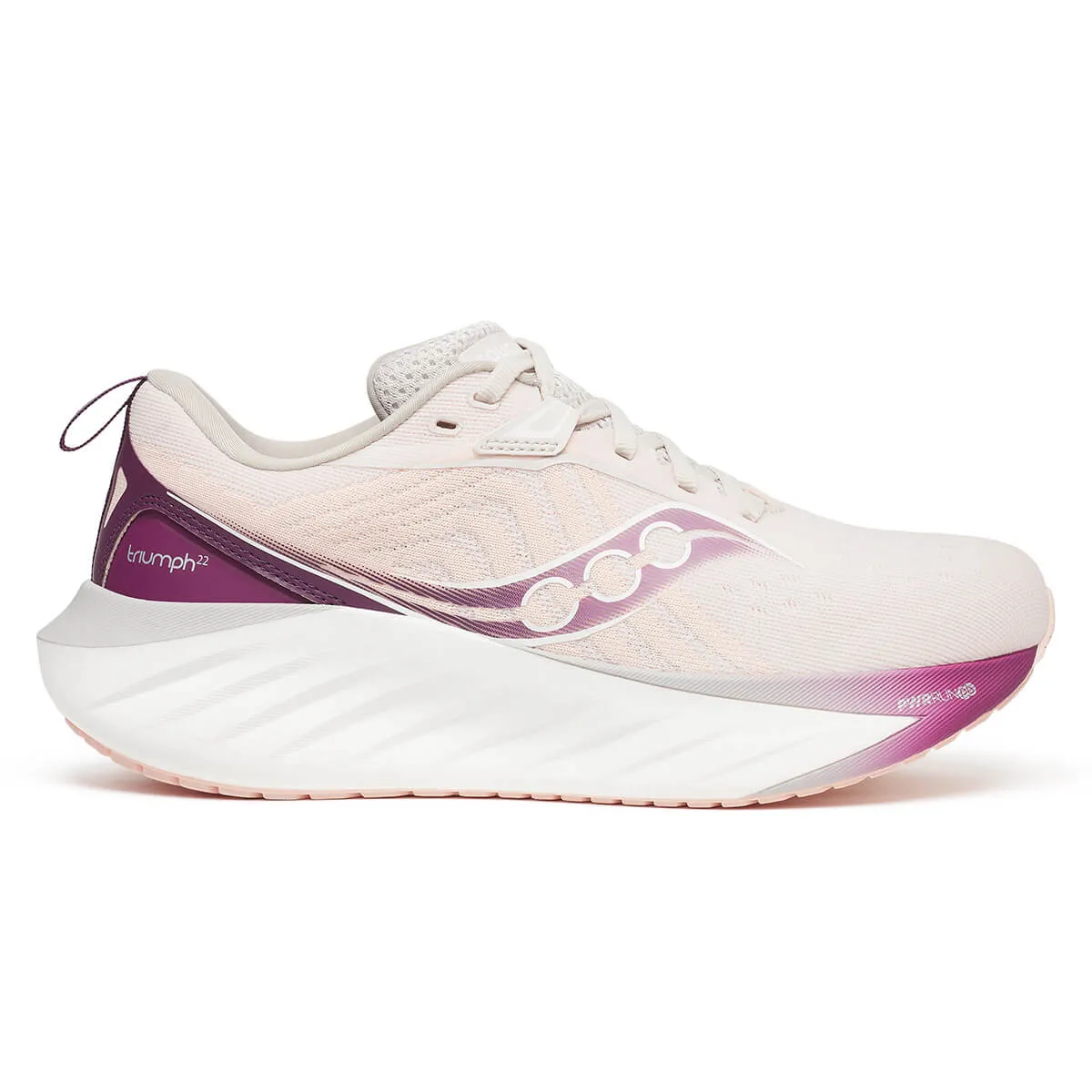 Saucony Triumph 22 Womens | Moon/eggplant