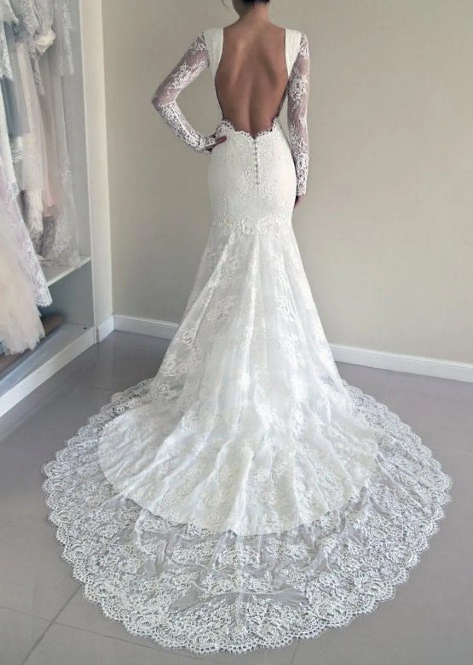 Sexy Wedding Dresses, Long Sleeves Wedding Dresses,Lace Wedding Dresses, At Bling Brides Bouquet