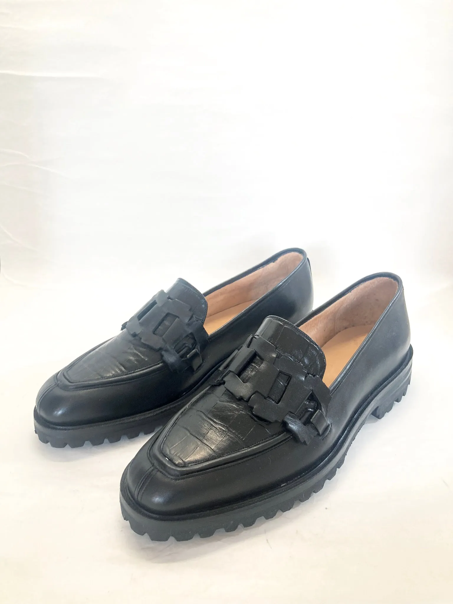 Trini Loafer in Black   Croco Size 41